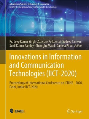 cover image of Innovations in Information and Communication Technologies (IICT-2020)